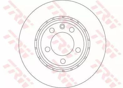Вентилируемый тормозной диск на Опель Виваро  TRW DF4275S.