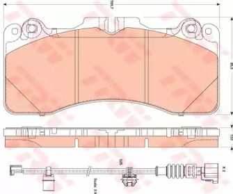 Гальмівні колодки TRW GDB3506.