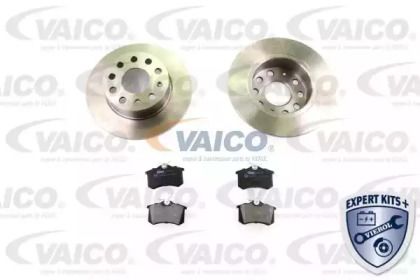 Комплект тормозных дисков и колодок на Seat Altea  Vaico V10-90004.