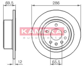Тормозной диск Kamoka 1031396.