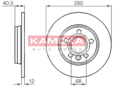 Тормозной диск Kamoka 1032024.