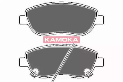 Переднї гальмівні колодки Kamoka JQ101131.