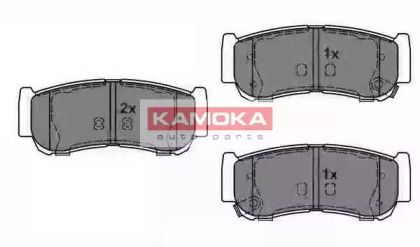 Гальмівні колодки на Hyundai Santa Fe 2 Kamoka JQ1013820.