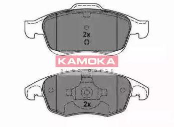 Передние тормозные колодки Kamoka JQ1013942.