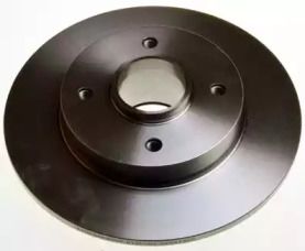 Задний тормозной диск на Пежо 408  Denckermann B130501.