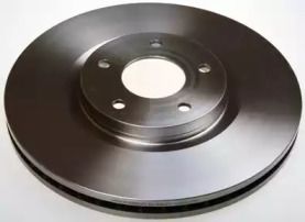 Передний тормозной диск на Рено Колеос  Denckermann B130637.