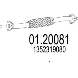 Приймальна труба глушника на Fiat Ducato  MTS 01.20081.