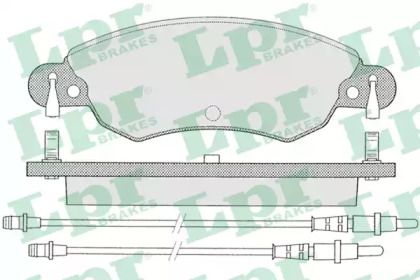 Тормозные колодки LPR 05P792.