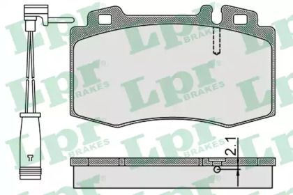 Гальмівні колодки на Мерседес ЦЛС  LPR 05P899A.