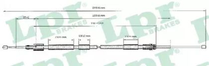 Трос ручника на Citroen Xsara  LPR C0117B.