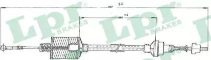 Трос зчеплення LPR C0159C.