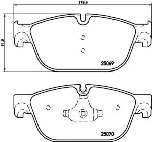 Тормозные колодки Hella 8DB 355 021-141.