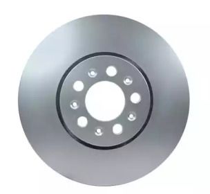Перфорированный тормозной диск на Шкода Рапид  Hella 8DD 355 127-581.