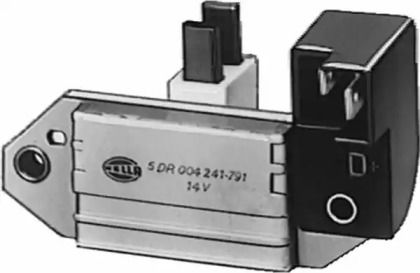 Реле регулятора генератора на Fiat 127  Hella 5DR 004 241-791.