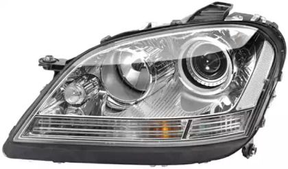 Ліва фара ближнього світла на Mercedes-Benz W164 Hella 1EL 263 036-011.