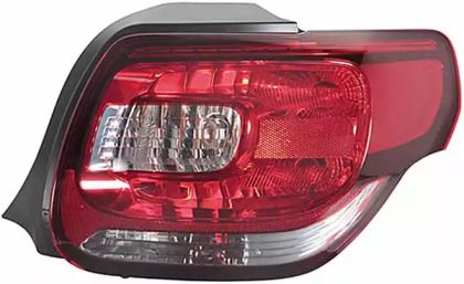 Задний правый фонарь на Citroen DS3  Hella 2VA 354 675-021.