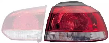 Задний правый фонарь на Volkswagen Golf  Hella 2SD 009 922-101.