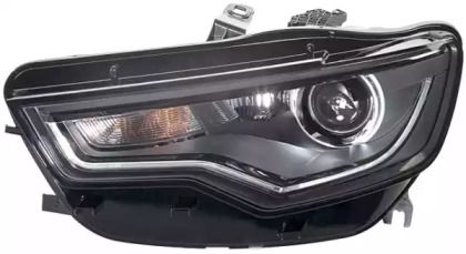Ліва ксенонова фара ближнього світла на Audi A6 C7 Hella 1EL 011 150-351.