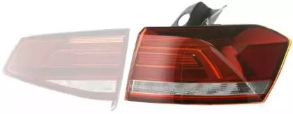Задний правый фонарь на Volkswagen Passat  Hella 2SD 011 889-061.