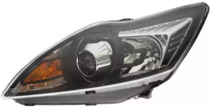 Права ксенонова фара ближнього світла на Ford Focus 2 Hella 1EL 354 807-061.