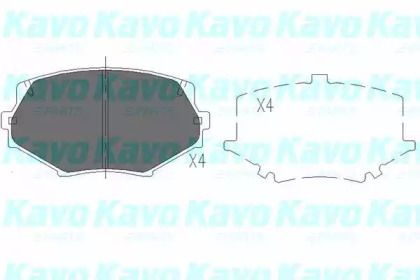 Гальмівні колодки Kavo Parts KBP-4527.