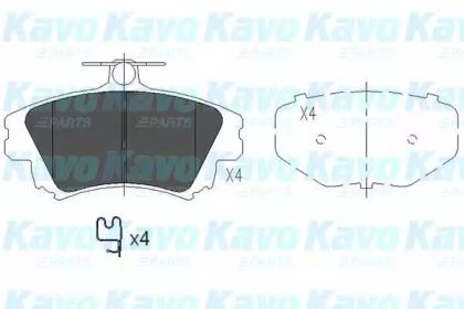 Тормозные колодки на Mitsubishi Carisma  Kavo Parts KBP-5519.