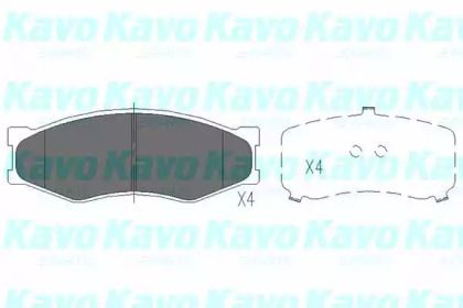 Гальмівні колодки на Nissan Vanette  Kavo Parts KBP-6523.