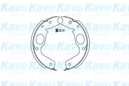 Барабанные тормозные колодки Kavo Parts KBS-6409.