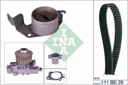 Комплект ГРМ с помпой Ina 530 0302 30.