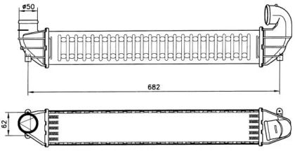 Интеркулер на Ford Galaxy  NRF 30139A.