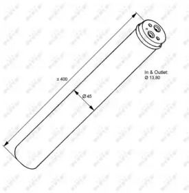 Осушитель кондиционера NRF 33118.