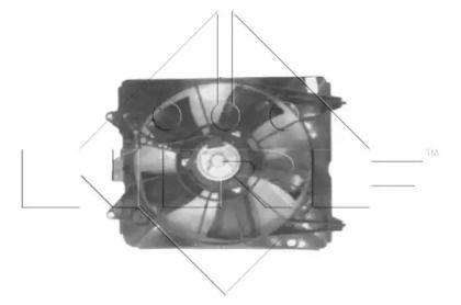 Вентилятор охлаждения радиатора на Хонда ЦРВ 3 NRF 47272.