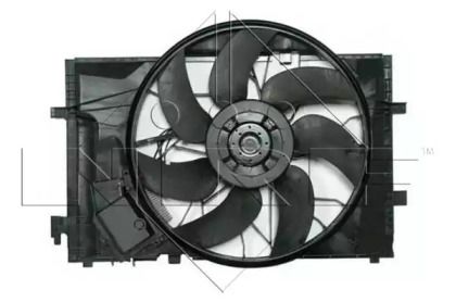 Вентилятор охлаждения радиатора на Мерседес С класс  NRF 47293.
