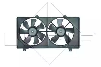 Вентилятор охлаждения радиатора на Мазда 6 GG NRF 47426.