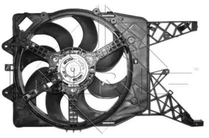 Вентилятор охолодження радіатора на Опель Корса D NRF 47689.