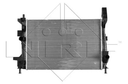 Алюминиевый радиатор охлаждения двигателя на Ford Grand C-Max  NRF 58650.