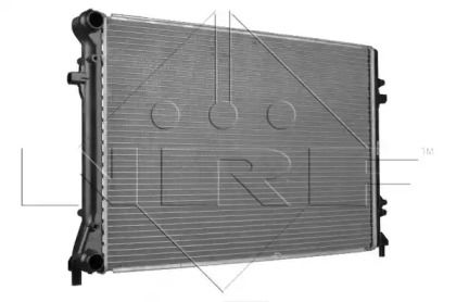 Алюминиевый радиатор охлаждения двигателя на Volkswagen Passat CC  NRF 59211.