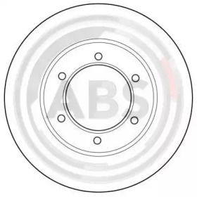 Вентилируемый тормозной диск на Toyota Hilux  A.B.S. 15980.