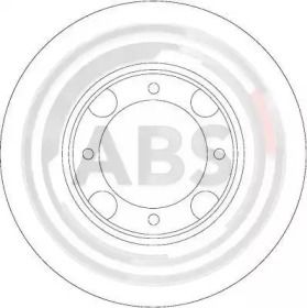 Вентилируемый тормозной диск на Хюндай Акцент  A.B.S. 16047.