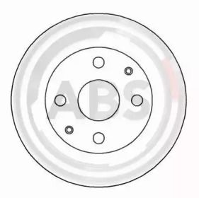 Вентилируемый тормозной диск на Toyota Starlet  A.B.S. 16174.