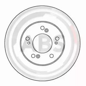 Вентилируемый тормозной диск на Хонда Легенд  A.B.S. 16182.