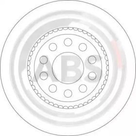 Вентилируемый тормозной диск на Audi A6 C4 A.B.S. 16328.