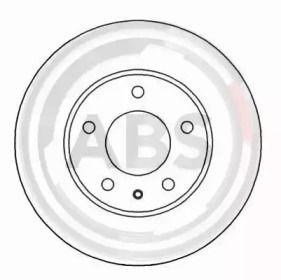 Вентилируемый тормозной диск на Mazda MPV  A.B.S. 16524.