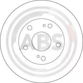 Вентильований гальмівний диск A.B.S. 16639.