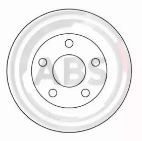 Вентилируемый тормозной диск A.B.S. 16916.