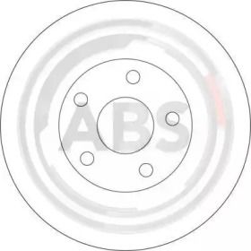 Вентилируемый тормозной диск на Ягуар ХЖ  A.B.S. 17051.