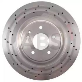 Перфорований гальмівний диск на Mercedes-Benz SL  A.B.S. 17391.