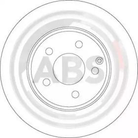Вентильований гальмівний диск A.B.S. 17403.