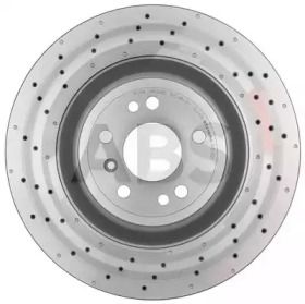 Вентильований гальмівний диск на Mercedes-Benz GLE  A.B.S. 18253.