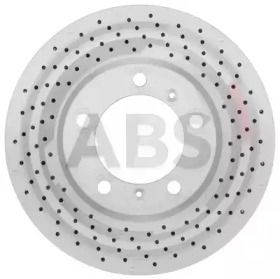 Вентилируемый тормозной диск с перфорацией на Порше Кайман  A.B.S. 18394.